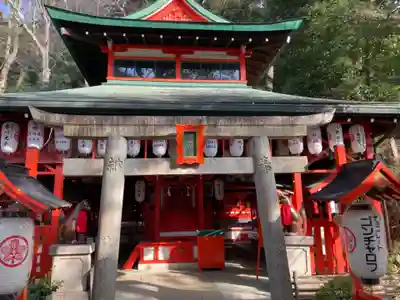 諏訪神社・諏訪山稲荷神社の鳥居