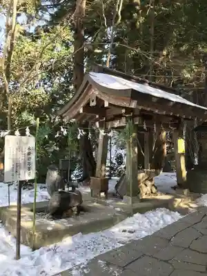 鷲子山上神社の手水舎