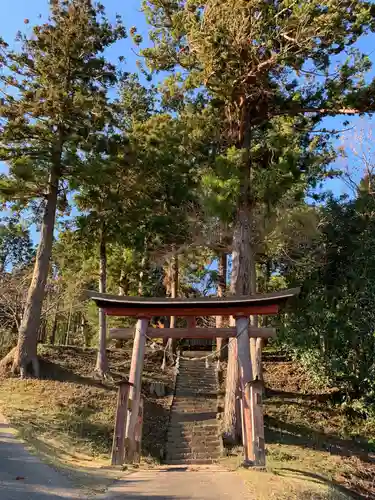 白山神社の鳥居