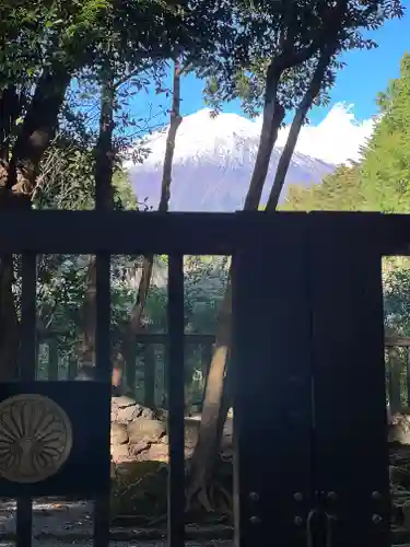 山宮浅間神社の景色