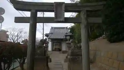 千勝神社の鳥居