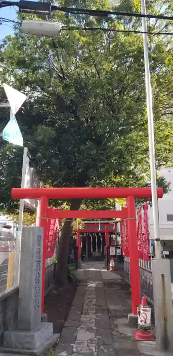 雷電稲荷神社の鳥居