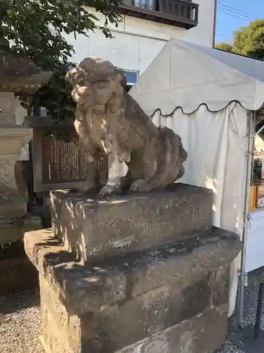 菖蒲神社の狛犬