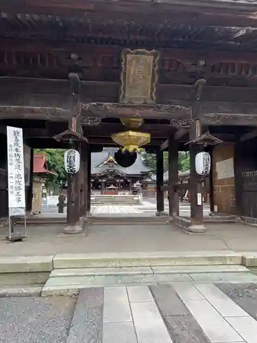 妻沼聖天山歓喜院の山門・神門