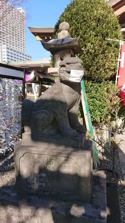 白鬚神社の狛犬