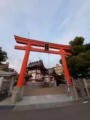 柳原蛭子神社の鳥居