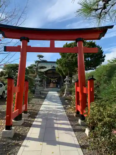 久之浜諏訪神社の鳥居