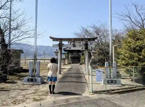 八幡神社 (海津町五町)の鳥居