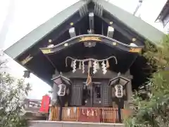 築土神社の本殿