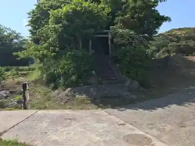 神社(名称不明)の周辺