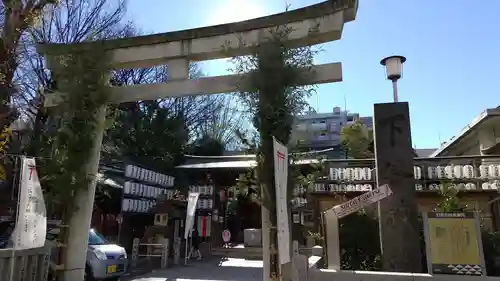 下谷神社の鳥居