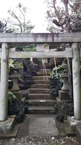 右京塚神社の鳥居