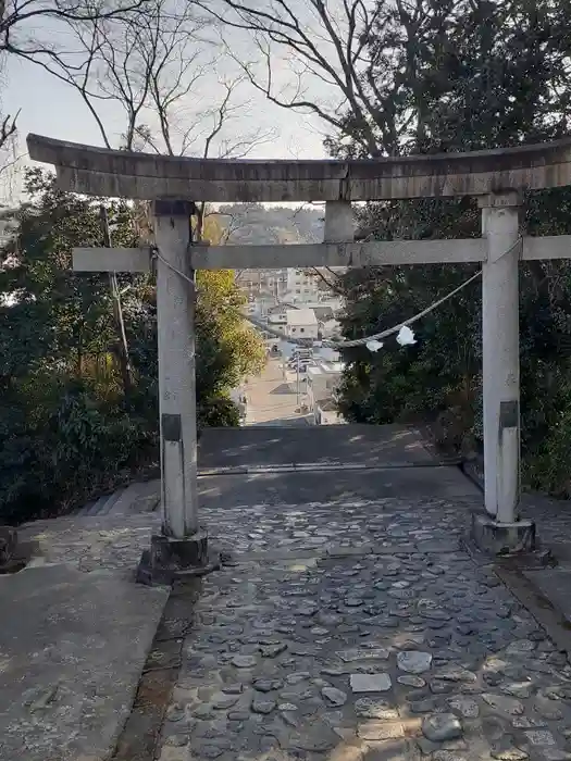 子鍬倉神社の鳥居