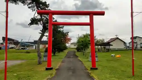 追分八幡神社の鳥居