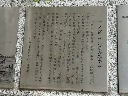 小野神社の歴史