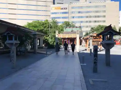 警固神社の庭園