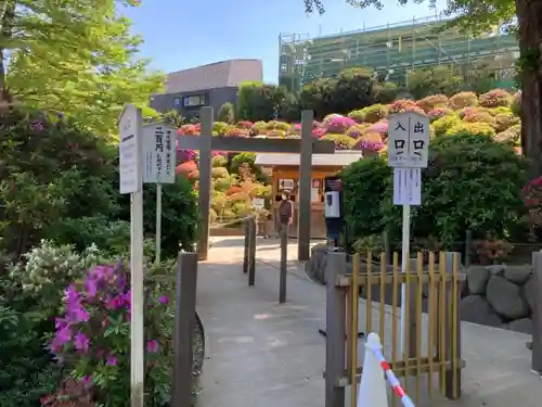 根津神社の庭園