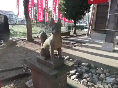 亀田森稲荷神社の狛犬