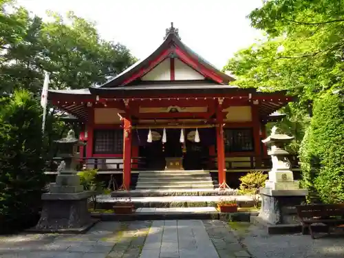 山中浅間神社の本殿