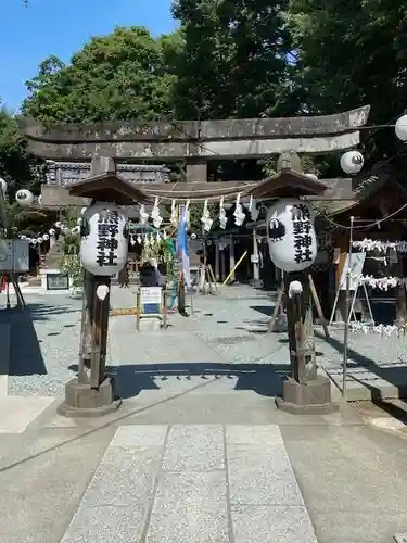 川越熊野神社の鳥居