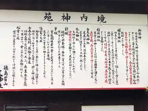 徳島眉山天神社の歴史