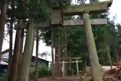 神原田神社の鳥居