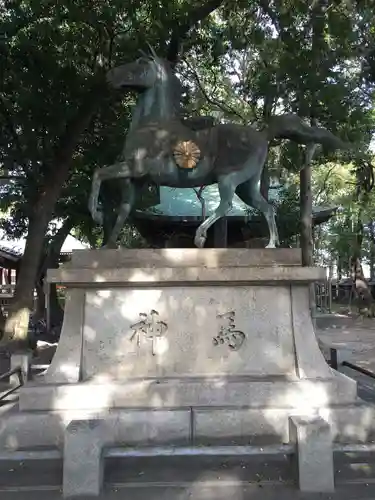 清洲山王宮　日吉神社の狛犬