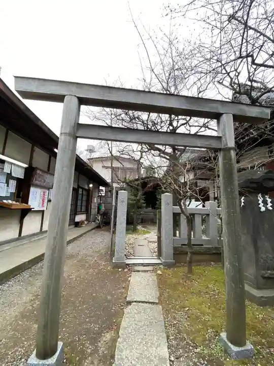 牛天神北野神社の鳥居