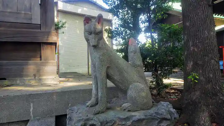 亀久保神明神社の狛犬