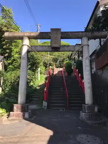 岡村天満宮の鳥居