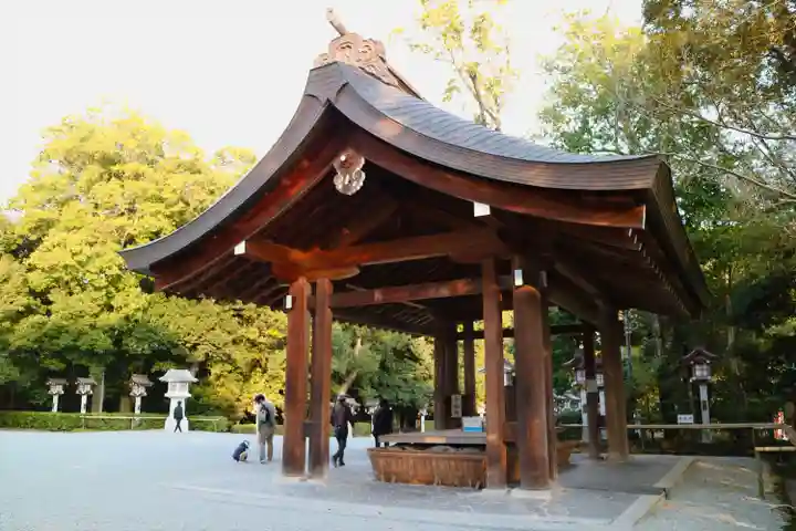 橿原神宮の手水舎