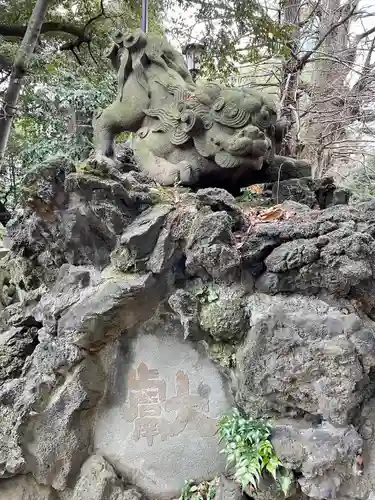 赤坂氷川神社の狛犬