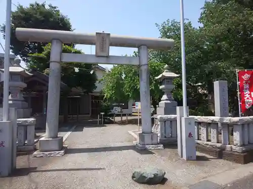 桜森稲荷神社の鳥居