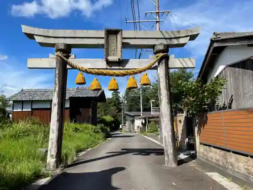 亀山八幡神社の鳥居