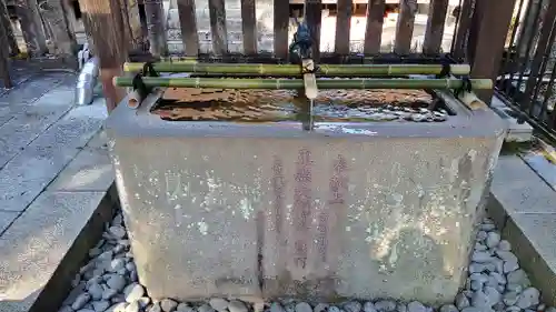 瀧山東照宮の手水舎