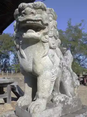 小笠神社の狛犬