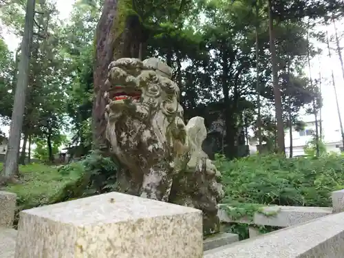 弓削神社の狛犬