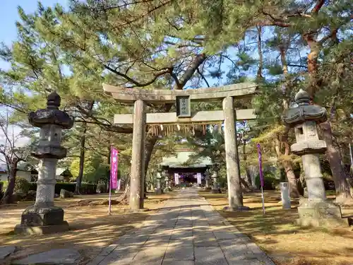 篠山神社の鳥居