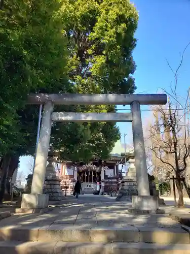 諏訪神社の鳥居