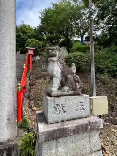 足利織姫神社の狛犬