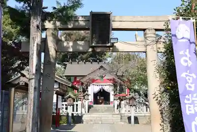元郷氷川神社の鳥居