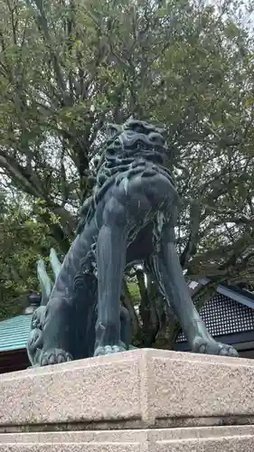 尾山神社の狛犬