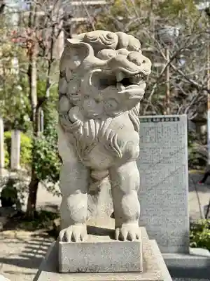 難波八阪神社の狛犬