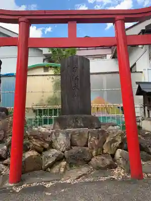 天王坊稲荷神社の鳥居