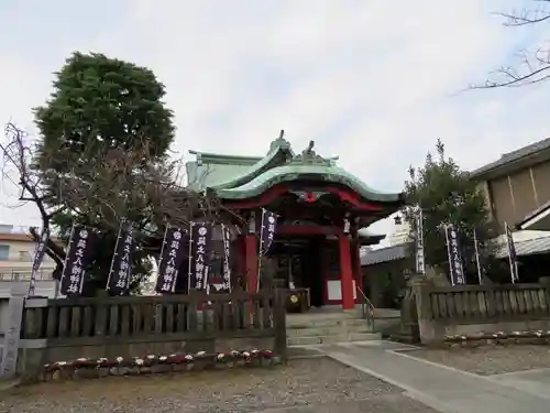 筑土八幡神社の本殿・本堂