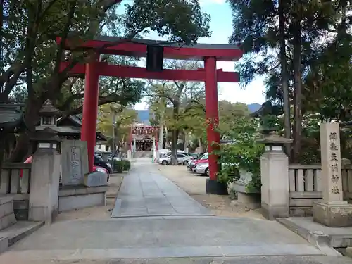 綱敷天満神社の鳥居