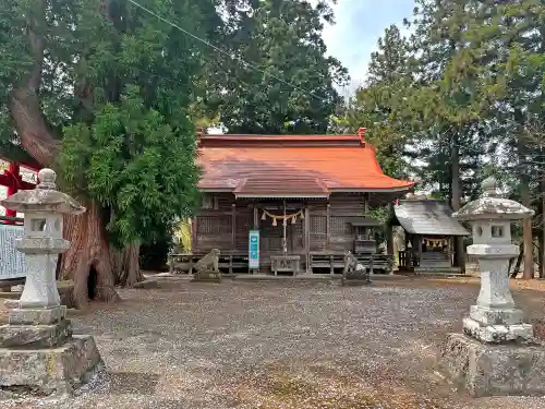 於呂閇志胆澤川神社の本殿・本堂