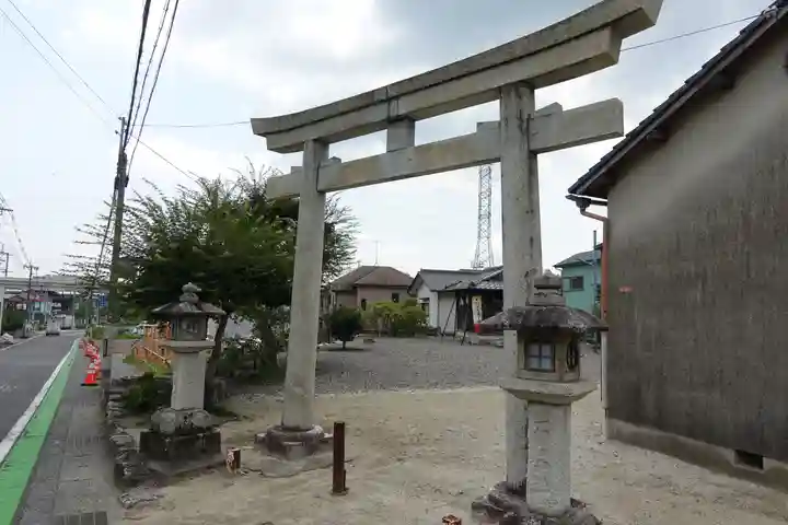 石占井神社の鳥居