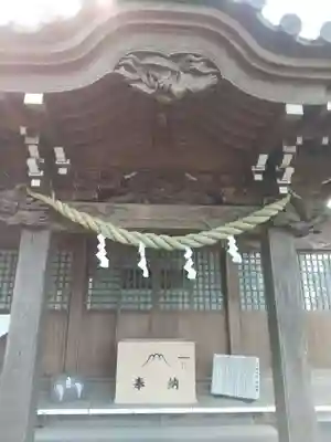 浅間神社の本殿・本堂