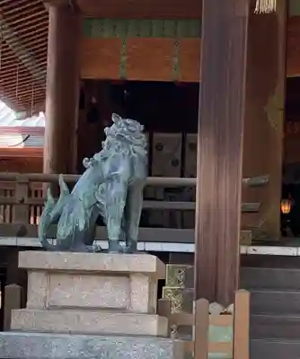 五條天神社の狛犬